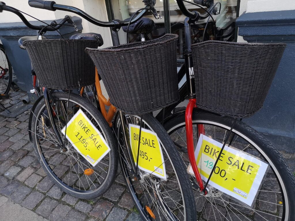 Salg af brugte cykler